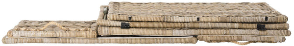 Wicker Storage Trunk with Flip-Top Lid