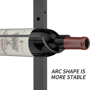 Wall-Mounted Metal Wine Rack – 9, 12, 24 & 36 Bottle Organizer