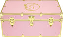 Green & Black Storage Trunk with Monogram – 30"x17"x13" Footlocker