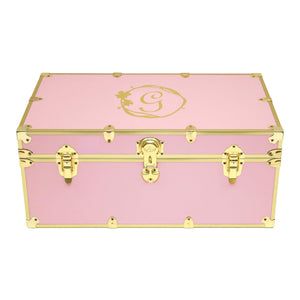 Storage Trunk Footlocker with Locking Lid