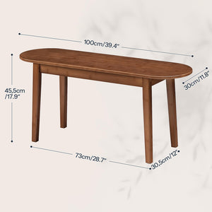Bamboo Dining Bench 39.4"