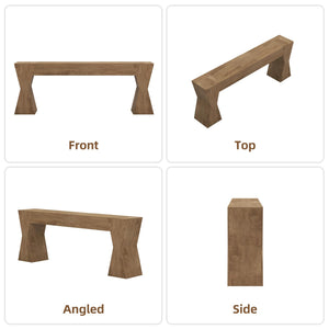 Extra Long Console Table with X-Frame Base