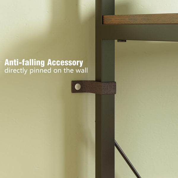 5-Tier Deformable Corner Bookshelf