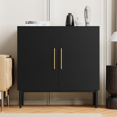 Wood Storage Cabinet with Doors