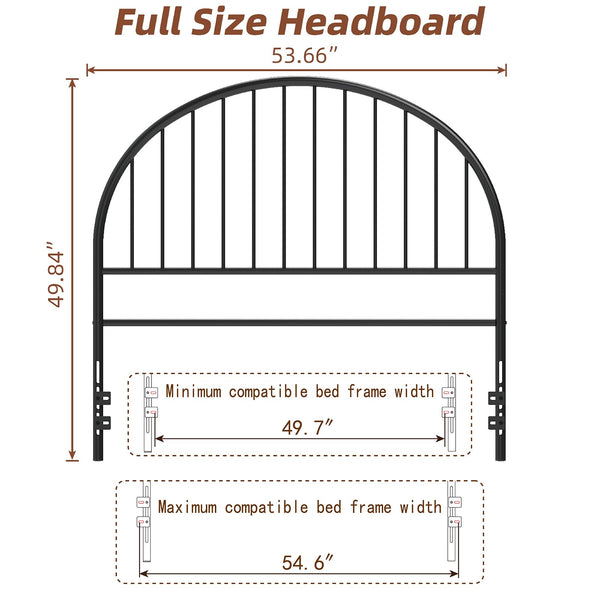 Vintage Metal Headboard – Full & Queen