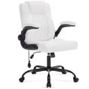 Ergonomic Office Chair with Inflatable Lumbar Support & Flip-Up Arms