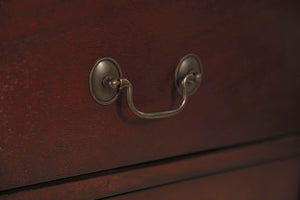 2-Drawer Nightstand with Louis Philippe Moulding
