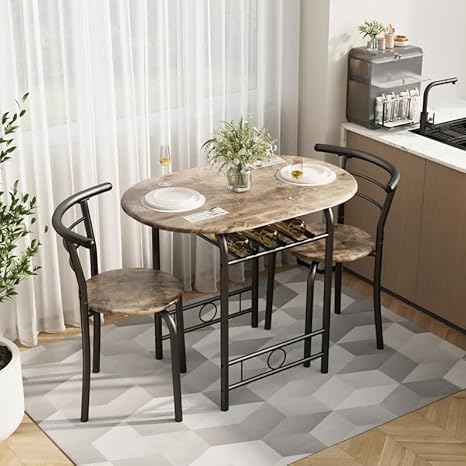 4-Piece Dining Set with Bench for 4