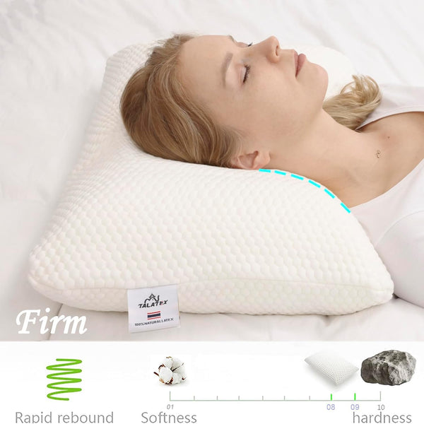 Natural Talalay Latex Pillow – Soft, Medium & Firm