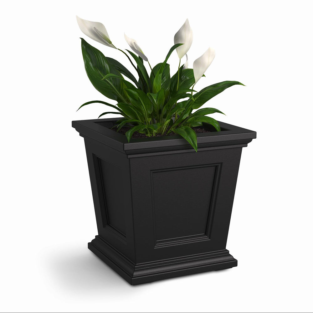 16-Inch Square Self-Watering Planter