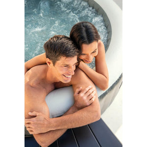 Hot Tub Bench Set – 4-Piece Curved Spa Seating (2 Medium + 2 Tall)
