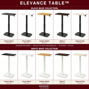 Height Adjustable C-Shape Side Table