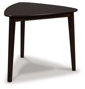 Triangle Dining Table with Tapered Legs