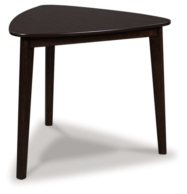 Triangle Dining Table with Tapered Legs