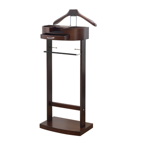 Men's Valet Stand with Drawer, Hanger, Tray & Shoe Rack