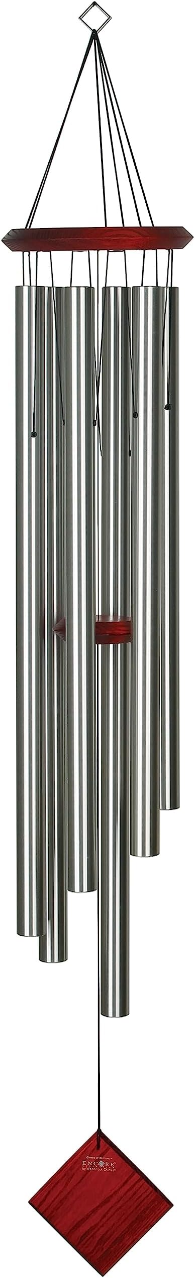 54" Outdoor Wind Chime – Aluminum Tubes, Pentatonic Tuned, Weather-Resistant