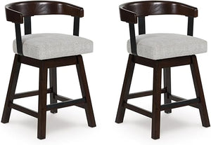 Upholstered Counter Height Bar Stool Set of 2