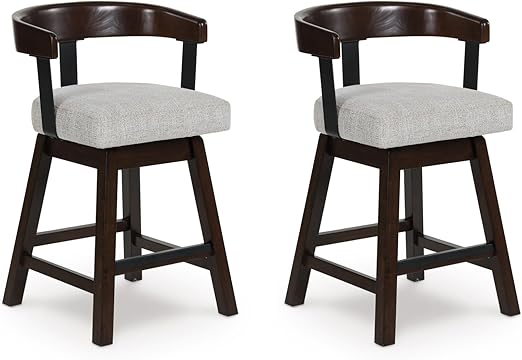 Upholstered Counter Height Bar Stool Set of 2