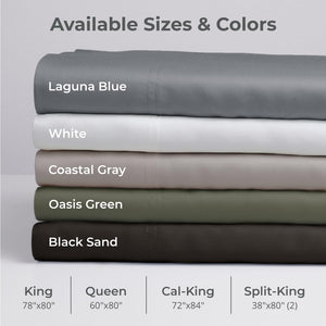 Bamboo Sateen Sheet Set – 4-Piece Lyocell Bedding