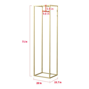 Heavy Duty Metal Garment Rack – Floor-Standing Clothing Display