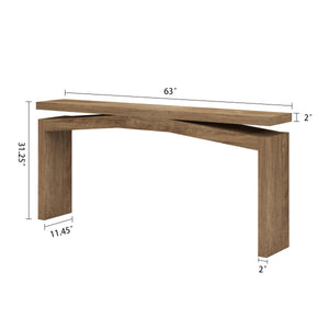 63-Inch Farmhouse Console Table