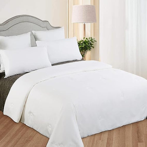 All Season Silk Comforter with Cotton Cover
