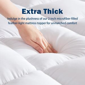 Dual Layer Gel Memory Foam Mattress Topper