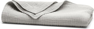 Organic Cotton Throw Blanket – Soft, Lightweight & Breathable, 50x70"