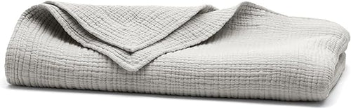 Organic Cotton Throw Blanket – Soft, Lightweight & Breathable, 50x70"