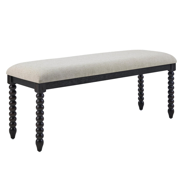 Upholstered Storage Bench with Wood Legs – 48" Entryway & Bedroom Ottoman
