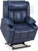 Power Lift Recliner Chair with Massage & Heat — Oversized, 400 lbs