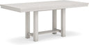 Extendable Farmhouse Dining Table with Removable Leaves – Seats 8