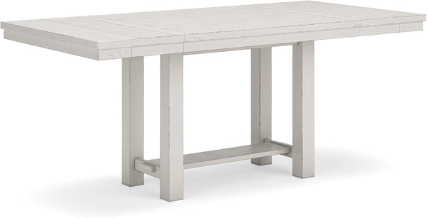 Extendable Farmhouse Dining Table with Removable Leaves – Seats 8