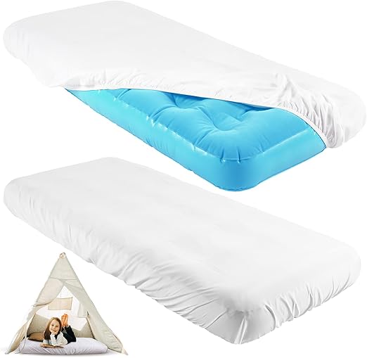 Kids Air Mattress Fitted Sheets – Toddler Inflatable Bed Sheet Set