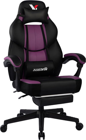Big & Tall Gaming Chair with Footrest, 400 lbs