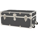 32-Inch Large Lockable Storage Trunk with Removable Wheels