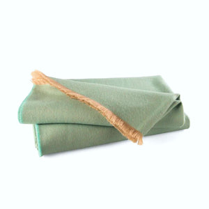 Baby Alpaca Wool Throw Blanket – Herringbone Woven