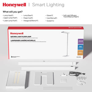 LED Floor Lamp with Eye Protection & Dimmer