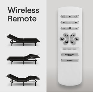 Adjustable Bed Base with Massage, Zero Gravity & USB Ports