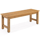 Outdoor HDPS Patio Bench – 2-Person Weatherproof Garden Bench