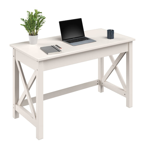 X-Pattern Writing Desk for Home Office, Bedroom & Study