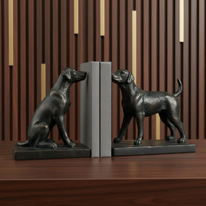 Black Labrador Retriever Bookends – Set of 2
