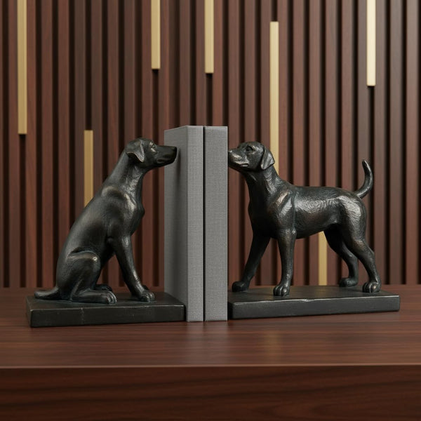 Black Labrador Retriever Bookends – Set of 2