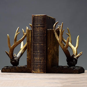 Antler Bookends Decorative Sculpture