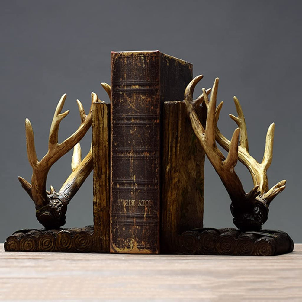 Antler Bookends Decorative Sculpture