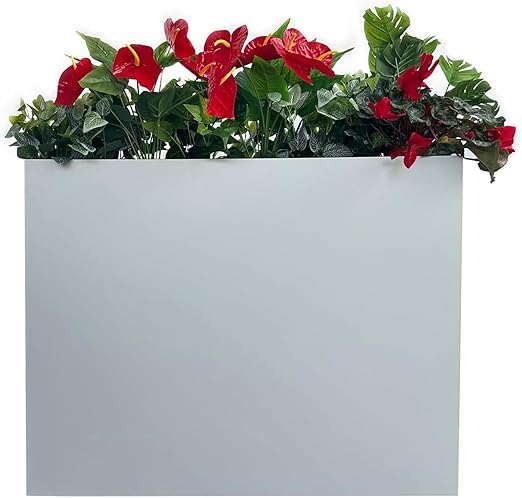 Large Metal Rectangular Planter Box – 38"L x 13"W x 30"H