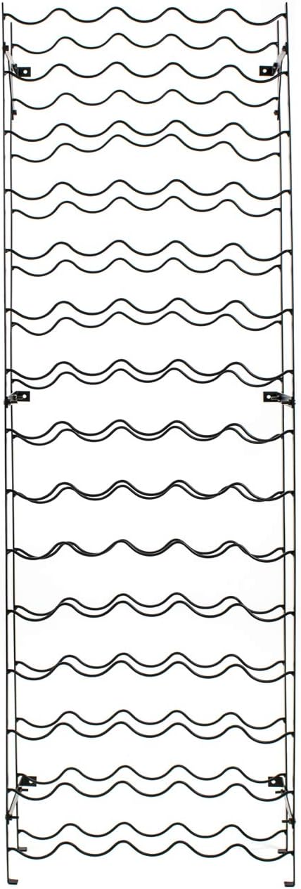 Metal Floor Standing Wine Rack – 75 to 150 Bottle Capacity