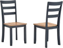 Cottage Ladderback Dining Chair Set of 2
