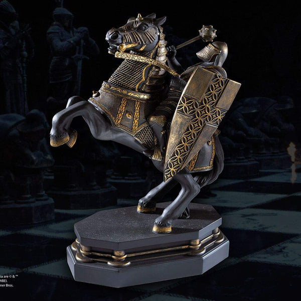 Wizard Chess Knight Bookend - Black