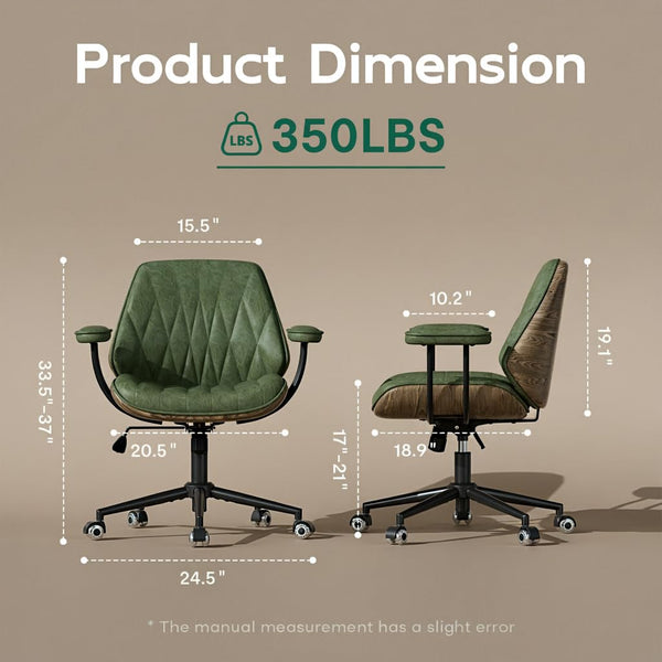 Mid-Century Modern Office Swivel Chair